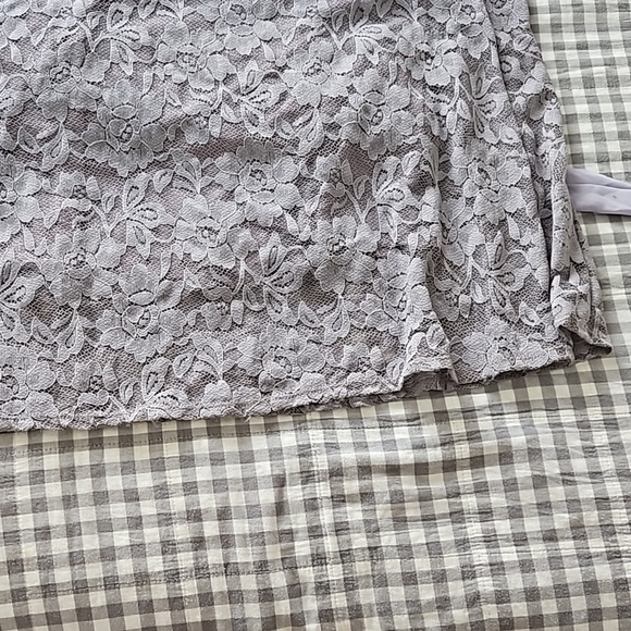 Pinkblush Lace Maxi Empire Waist Sleeved Dress - Picture 10 of 12